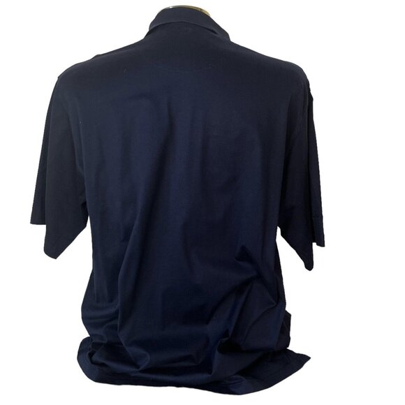 Ben Hogan Golf Polo Shirt Mens Large Dark Blue Short Sleeves - Picture 2 of 7